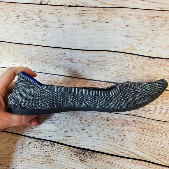 Rothys Womens Size 10 Granite Heather "The Point" Pointed Toe Ballet Flats - Picture 7 of 12